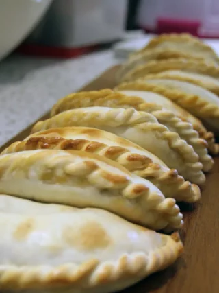 Empanadas d’épinards et champignons