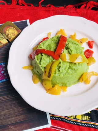 Purée de Haricots Verts aux Poivrons