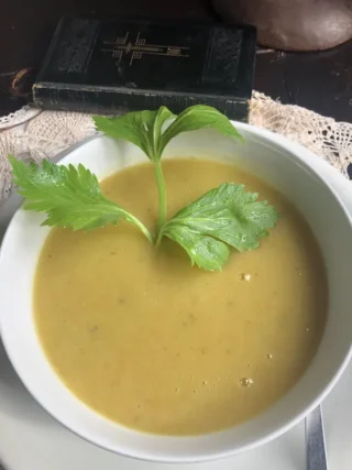 Soupe mennonite aux poireaux