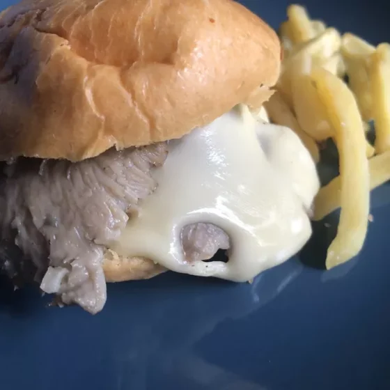 Burger aux champignons amish