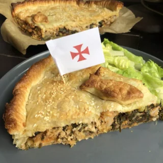 Tourte de « poisson » maltaise 19 Aubergines à la bonifacienne