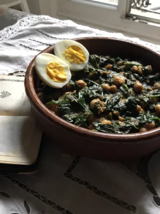Epinards aux pois chiches