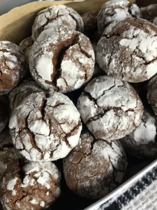 Crinkles au chocolat