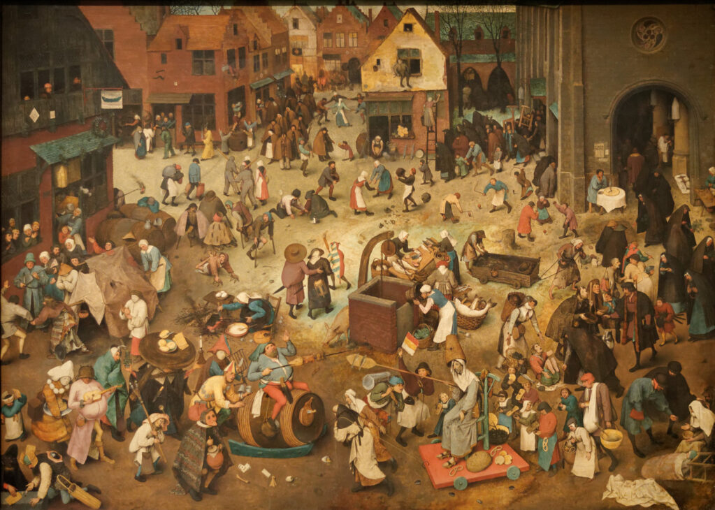 Bruegel lAncien Combat Carnaval Careme