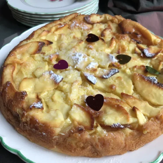 Tarte aux pommes vénitienne (Torta di mele )