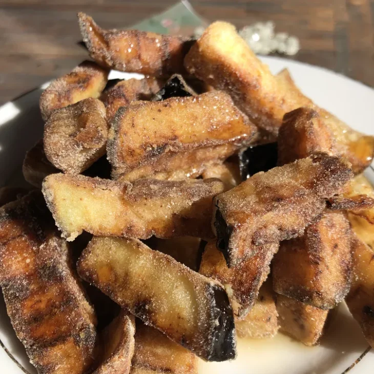 Aubergines frites au miel San Rodrigo9