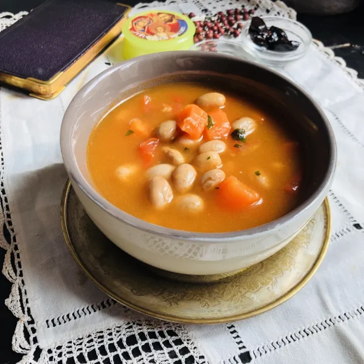 Soupe grecque de haricots blancs 8 Soupe aux haricots fasolia9