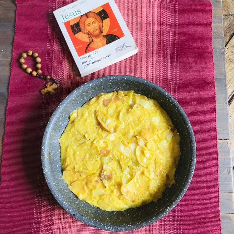 OMELETTE AUX CHIPS DE PENTECÔTE