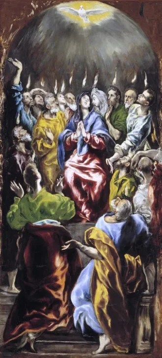 OMELETTE AUX CHIPS DE PENTECÔTE 10 Pentecostes El Greco 1597