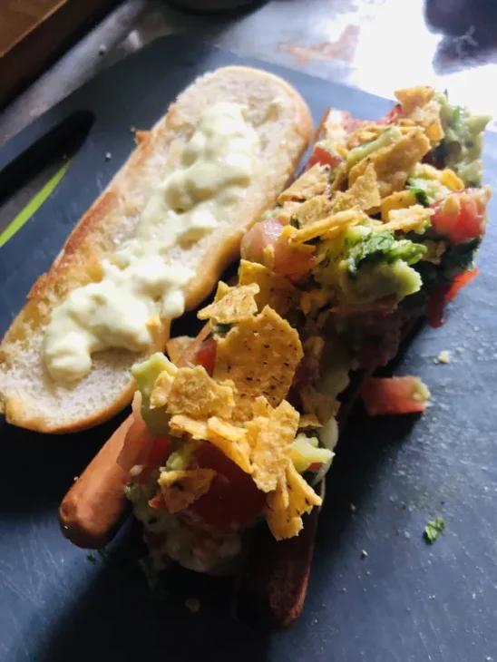 Hot dog mexicain perritos calientes vegan7