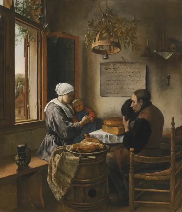 Fête de la Réformation 6 Jan Steen The Prayer Before the Meal 1660