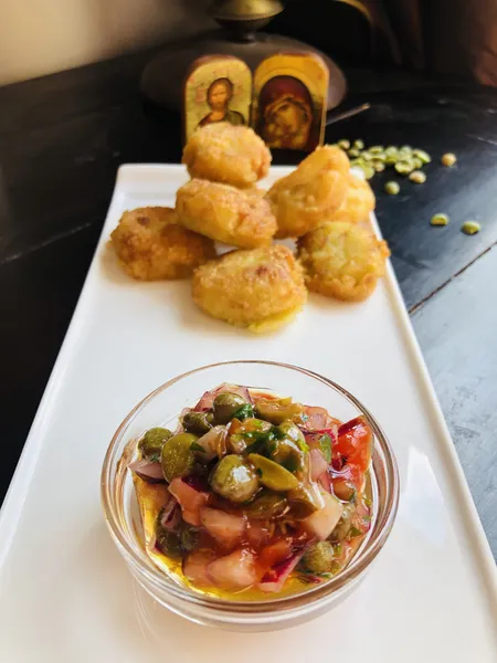 Croquettes de fava sauce aux capres10 result