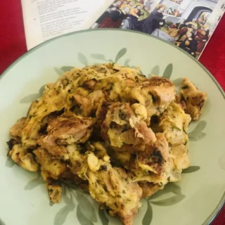 Médaillons de Soja façon « Agneau au fromage et aux œufs » (vegan) 17 Soupe di galiña pour Pessah en version végétale