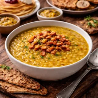 Ärtsoppa, soupe suédoise du Jeudi Saint 16 Soupe di galiña pour Pessah en version végétale