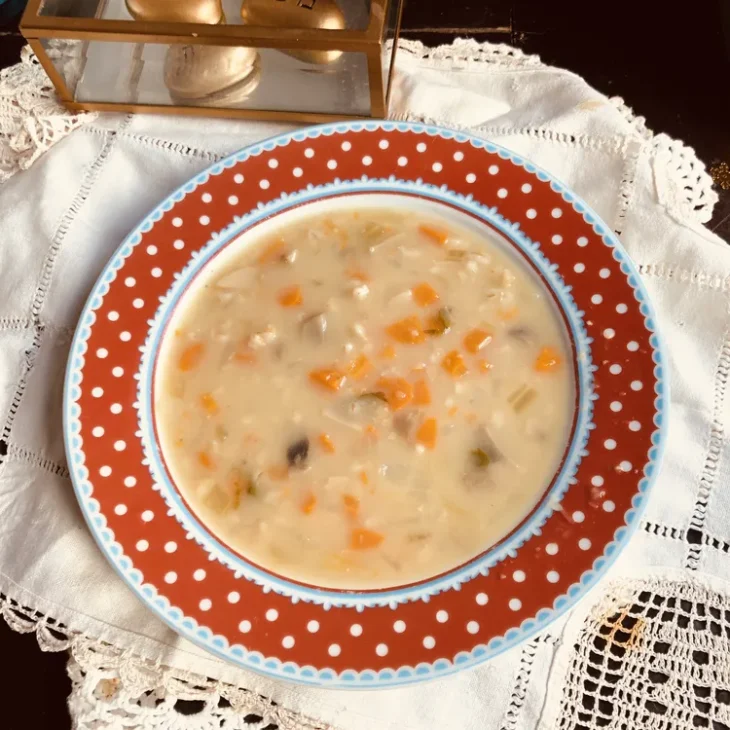 Soupe di galiña pour Pessah en version végétale 9 Sopi di galina Pessah soupe7 result