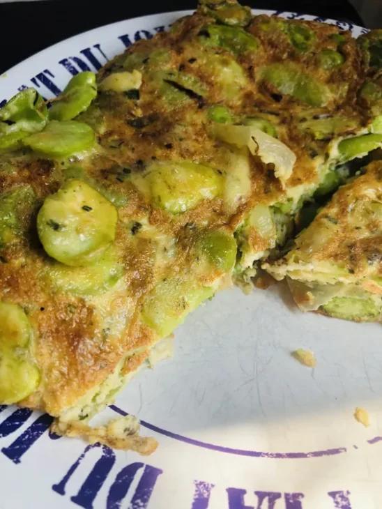 Tortilla de faves omelette feves espagnole5 copie result