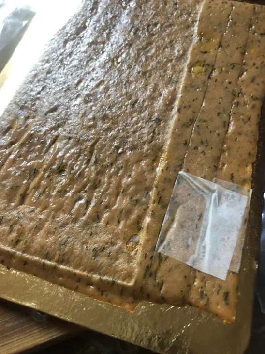 Rouleaux de « saumon » au raifort (vegan) 7 Rouleaux saumon vegan3